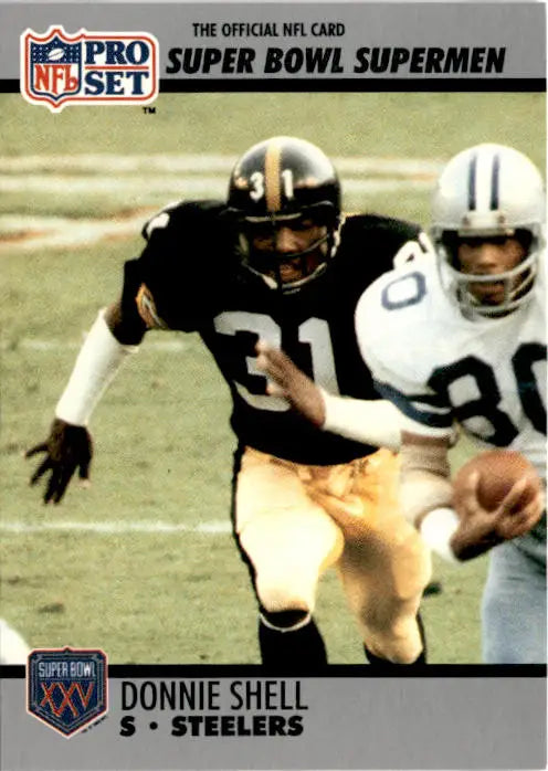 1990-91 Pro Set Super Bowl XXV Silver Anniversary #113 Donnie Shell - Football Card Single