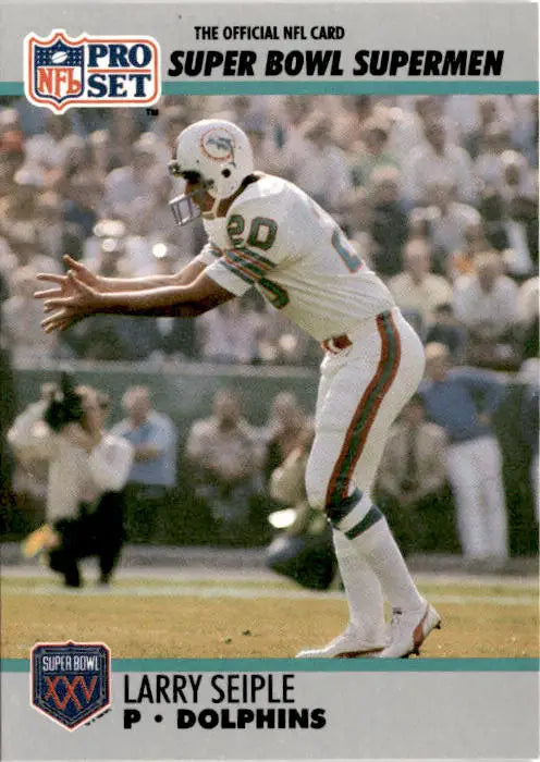 1990-91 Pro Set Super Bowl XXV Silver Anniversary #118 Larry Seiple - Football Card Single