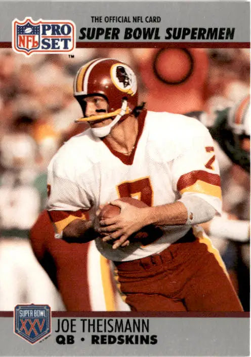 1990-91 Pro Set Super Bowl XXV Silver Anniversary #133 Joe Theismann - Football Card Single