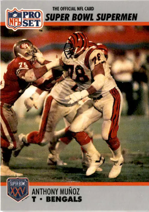 1990-91 Pro Set Super Bowl XXV Silver Anniversary #59 Anthony Munoz