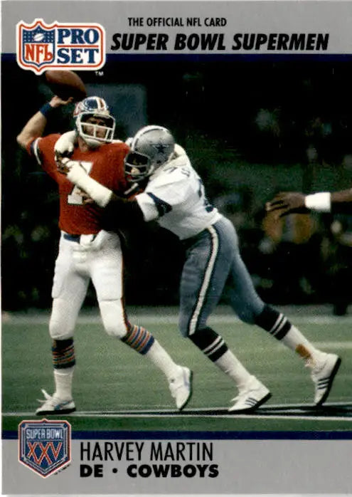 1990-91 Pro Set Super Bowl XXV Silver Anniversary #79 Harvey Martin - Football Card Single