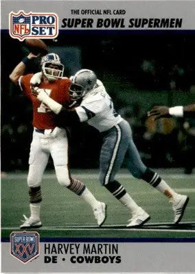 1990-91 Pro Set Super Bowl XXV Silver Anniversary #79 Harvey Martin - Football Card Single