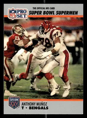 1990-91 Pro Set Super Bowl XXV Silver Anniversary Comm #59 Anthony Munoz - Football Card Single
