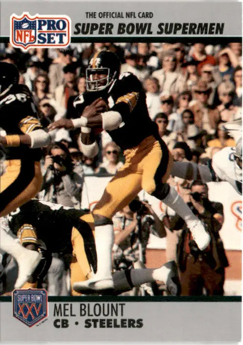 1990-91 Pro Set Super Bowl XXV Silver Anniversary Commemorative #101 Mel Blount - Football Card Single