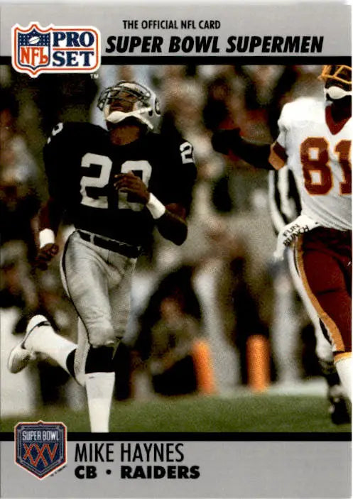 1990-91 Pro Set Super Bowl XXV Silver Anniversary Commemorative #104 Mike Haynes - Football Card Single