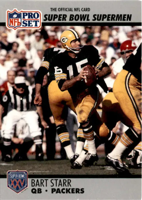 1990-91 Pro Set Super Bowl XXV Silver Anniversary Commemorative #36 Bart Starr - Football Card Single