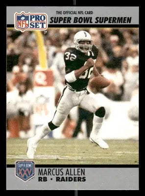 1990-91 Pro Set Super Bowl XXV Silver Anniversary Commemorative #38 Marcus Allen - Football Card Single