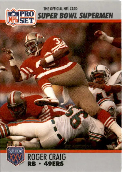 1990-91 Pro Set Super Bowl XXV Silver Anniversary Commemorative #39 Roger Craig