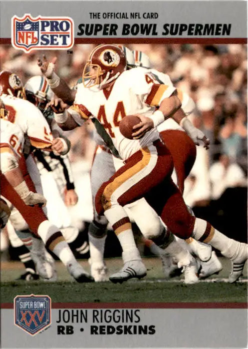 1990-91 Pro Set Super Bowl XXV Silver Anniversary Commemorative #42 John Riggins - Football Card Single