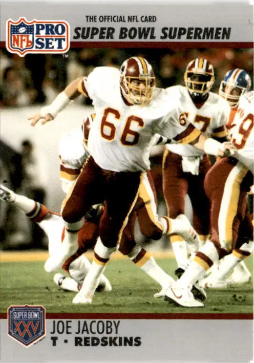 1990-91 Pro Set Super Bowl XXV Silver Anniversary Commemorative #58 Joe Jacoby - Football Card Single