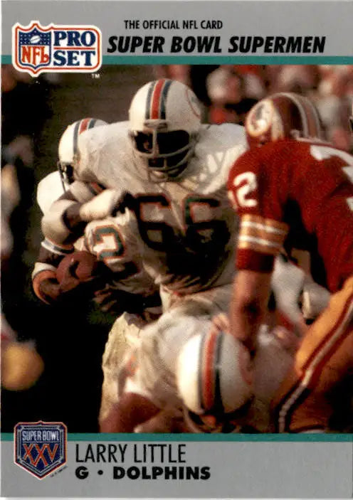1990-91 Pro Set Super Bowl XXV Silver Anniversary Commemorative #66 Larry Little - Football Card Single