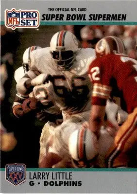 1990-91 Pro Set Super Bowl XXV Silver Anniversary Commemorative #66 Larry Little - Football Card Single