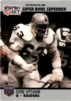1990-91 Pro Set Super Bowl XXV Silver Anniversary Commemorative #69 Gene Upshaw - Football Card Single