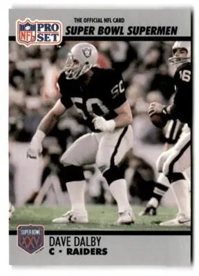 1990-91 Pro Set Super Bowl XXV Silver Anniversary Commemorative #70 Dave Dalby - Football Card Single