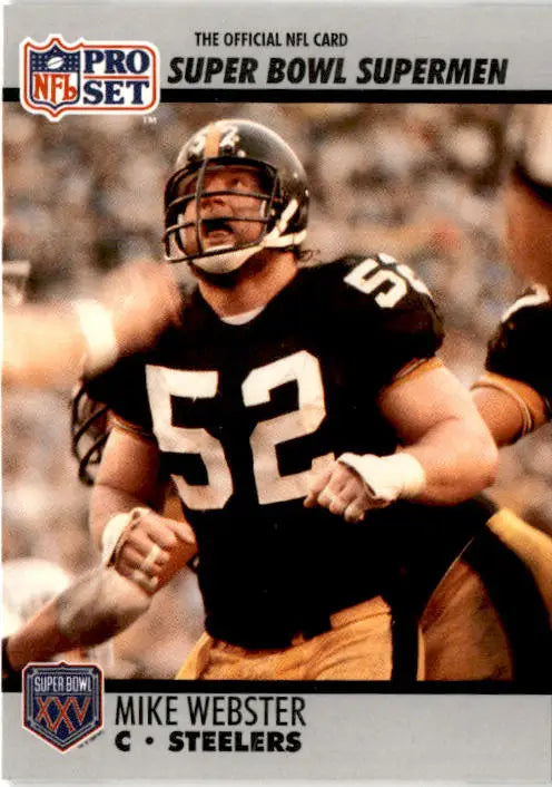 1990-91 Pro Set Super Bowl XXV Silver Anniversary Commemorative #73 Mike Webster - Football Card Single