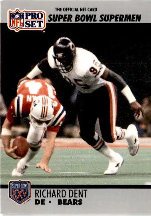 1990-91 Pro Set Super Bowl XXV Silver Anniversary Commemorative #76 Richard Dent - Football Card Single