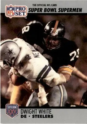 1990-91 Pro Set Super Bowl XXV Silver Anniversary Commemorative #80 Dwight White - Football Card Single