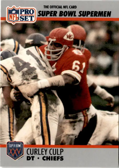1990-91 Pro Set Super Bowl XXV Silver Anniversary Commemorative #82 Curley Culp - Football Card Single