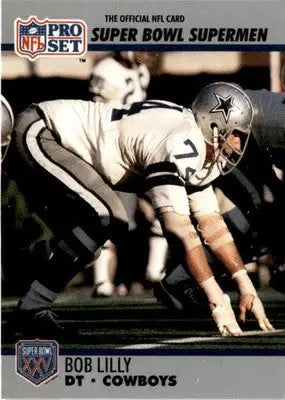 1990-91 Pro Set Super Bowl XXV Silver Anniversary Commemorative #85 Bob Lilly - Football Card Single