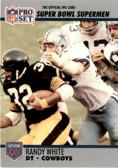 1990-91 Pro Set Super Bowl XXV Silver Anniversary Commemorative #87 Randy White - Football Card Single