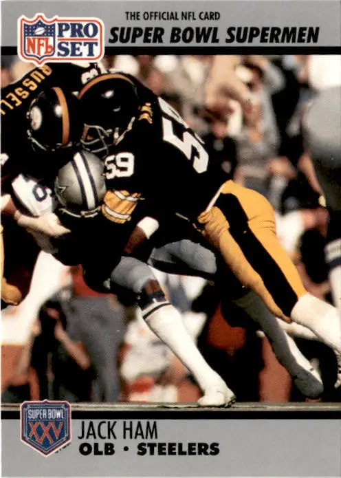 1990-91 Pro Set Super Bowl XXV Silver Anniversary Commemorative #96 Jack Ham - Football Card Single