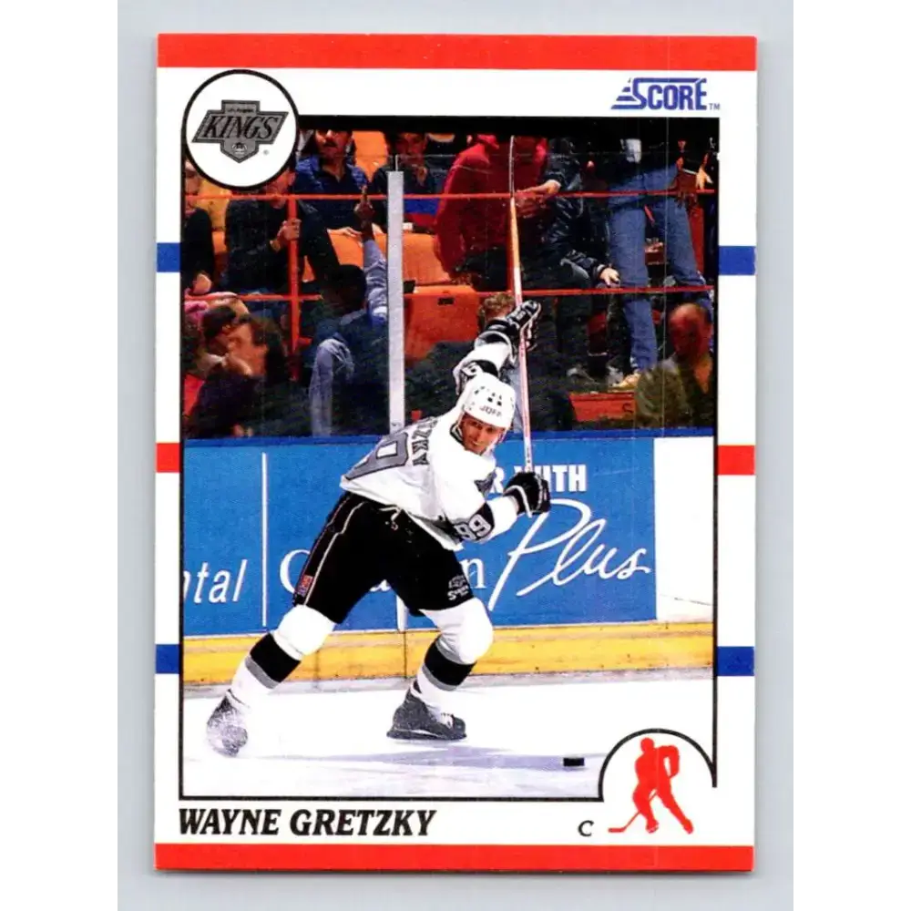 1990-91 Score #1 Wayne Gretzky NM-MT Los Angeles Kings Hockey Card