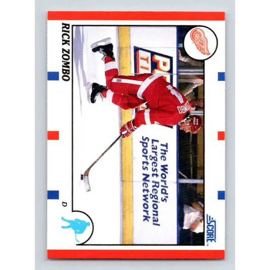1990-91 Score #101 Rick Zombo NM-MT RC Rookie Detroit Red Wings Hockey Card