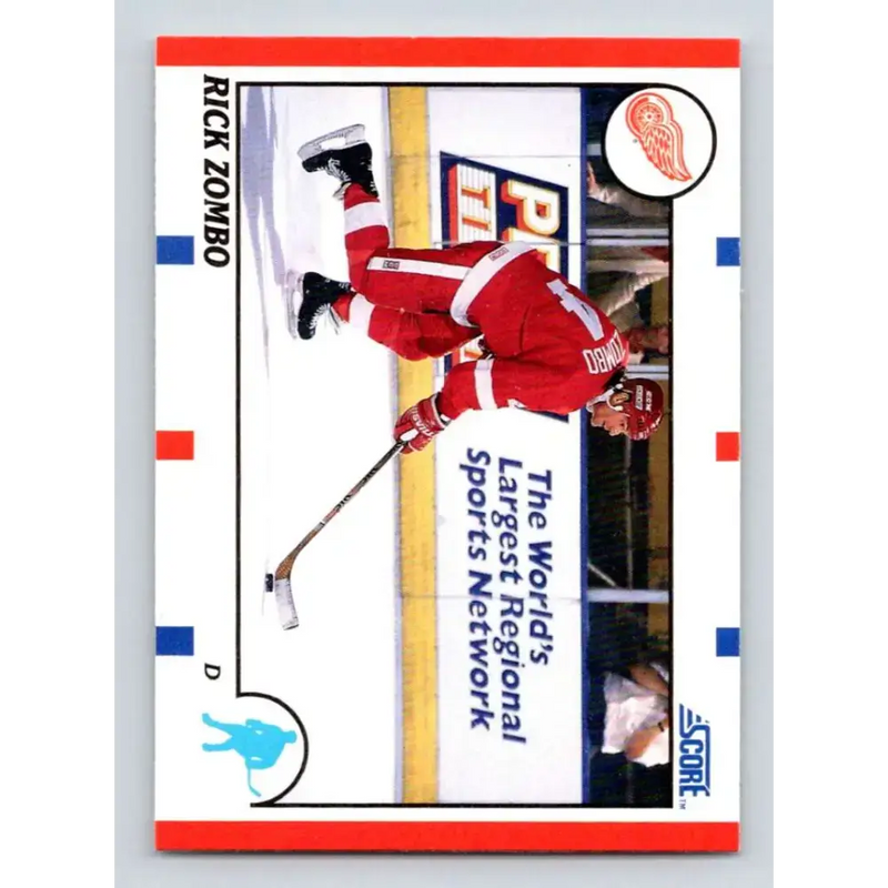 1990-91 Score #101 Rick Zombo NM-MT RC Rookie Detroit Red Wings Hockey Card