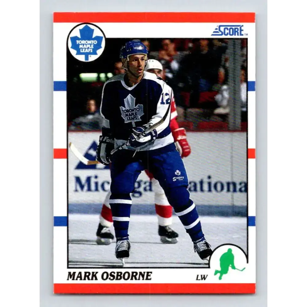 1990-91 Score #104 Mark Osborne NM-MT Toronto Maple Leafs Hockey Card - Hockey Card Single