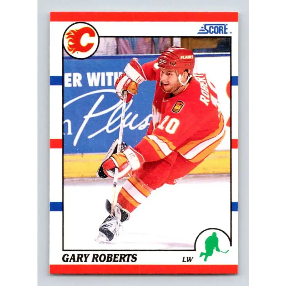 1990-91 Score #106 Gary Roberts NM-MT Calgary Flames Hockey Card - Hockey Card Single