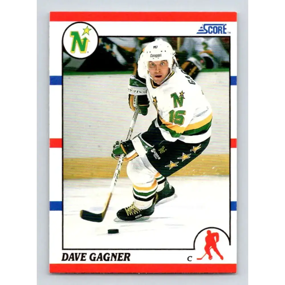1990-91 Score #108 Dave Gagner NM-MT Minnesota North Stars Hockey Card - Hockey Card Single