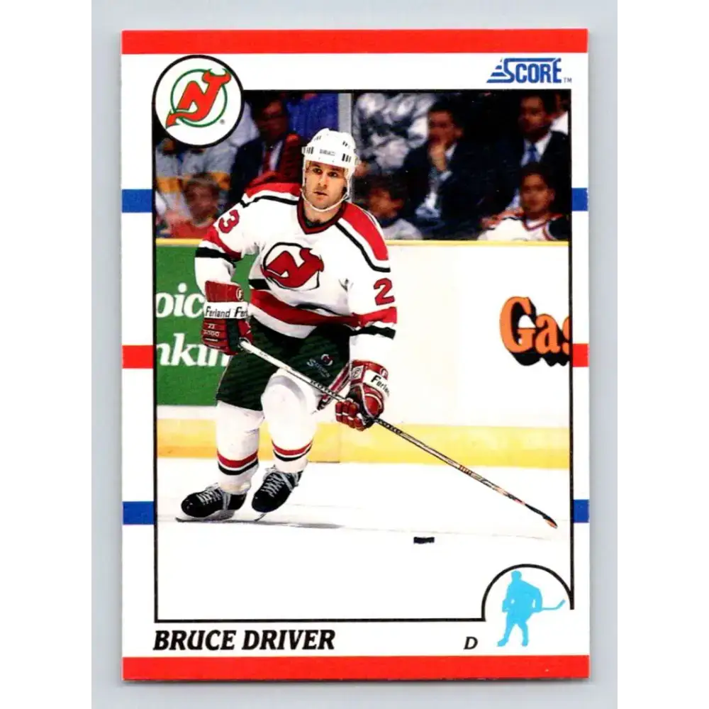 1990-91 Score #109 Bruce Driver NM-MT New Jersey Devils Hockey Card - Hockey Card Single