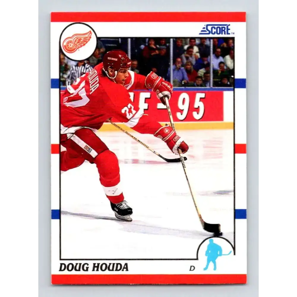 1990-91 Score #11 Doug Houda NM-MT RC Rookie Detroit Red Wings Hockey Card - Hockey Card Single