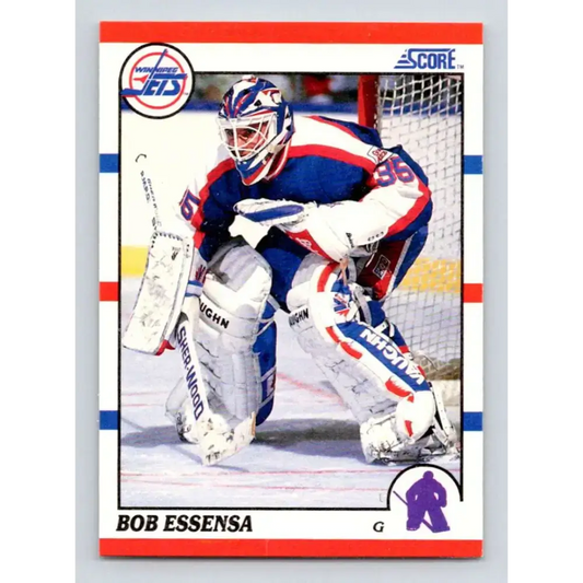 1990-91 Score #112 Bob Essensa NM-MT RC Rookie Winnipeg Jets Hockey Card