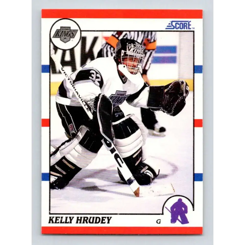 1990-91 Score #115 Kelly Hrudey NM-MT Los Angeles Kings Hockey Card