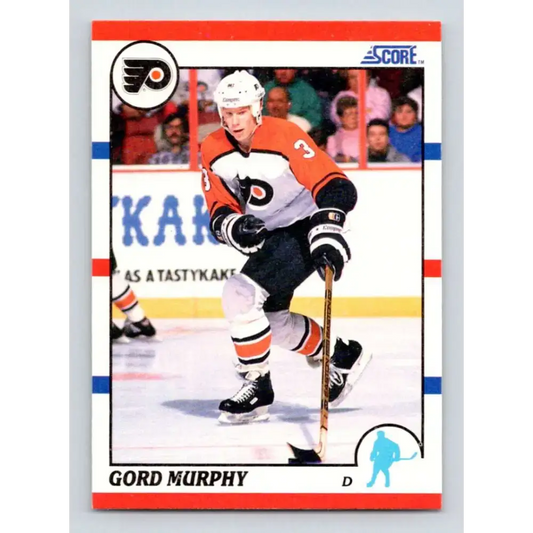 1990-91 Score #117 Gord Murphy NM-MT RC Rookie Philadelphia Flyers Hockey Card - Hockey Card Single