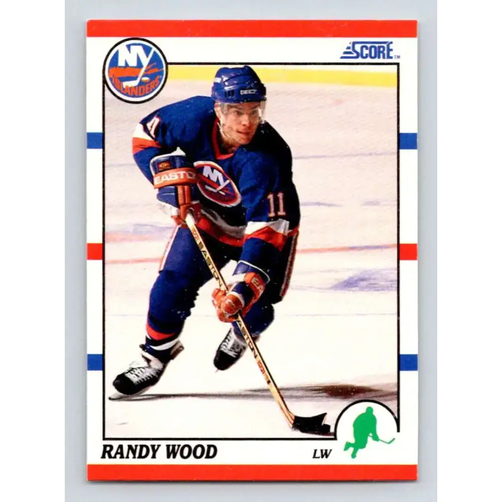 1990-91 Score #119 Randy Wood NM-MT New York Islanders Hockey Card - Hockey Card Single