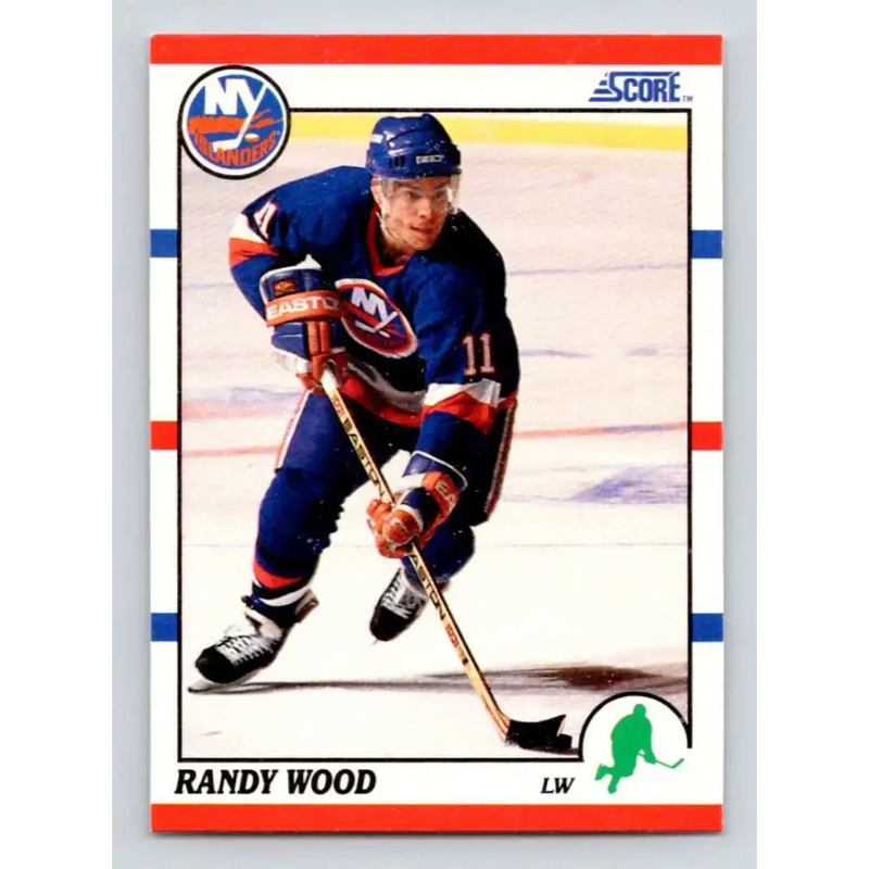 1990-91 Score #119 Randy Wood NM-MT New York Islanders Hockey Card - Hockey Card Single