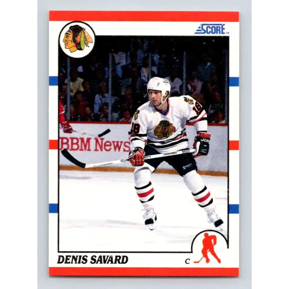 1990-91 Score #125 Denis Savard NM-MT Chicago Blackhawks Hockey Card - Hockey Card Single