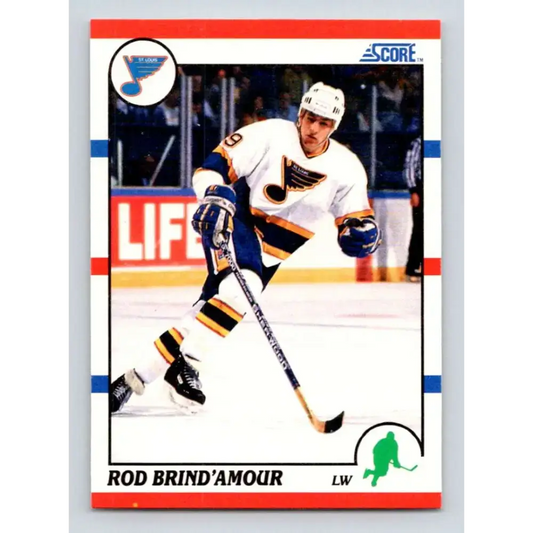 1990-91 Score #131 Rod Brind’Amour NM-MT RC Rookie St. Louis Blues Hockey Card