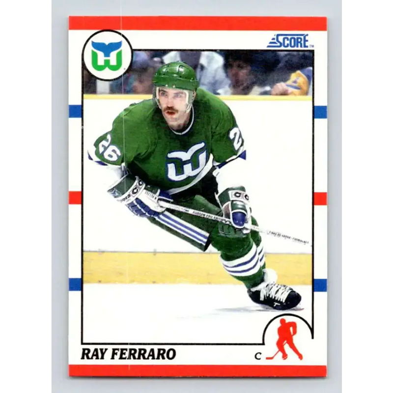 1990-91 Score #134 Ray Ferraro NM-MT Hartford Whalers Hockey Card - Hockey Card Single
