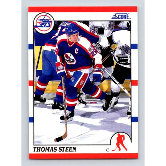 1990-91 Score #14 Thomas Steen NM-MT Winnipeg Jets Hockey Card