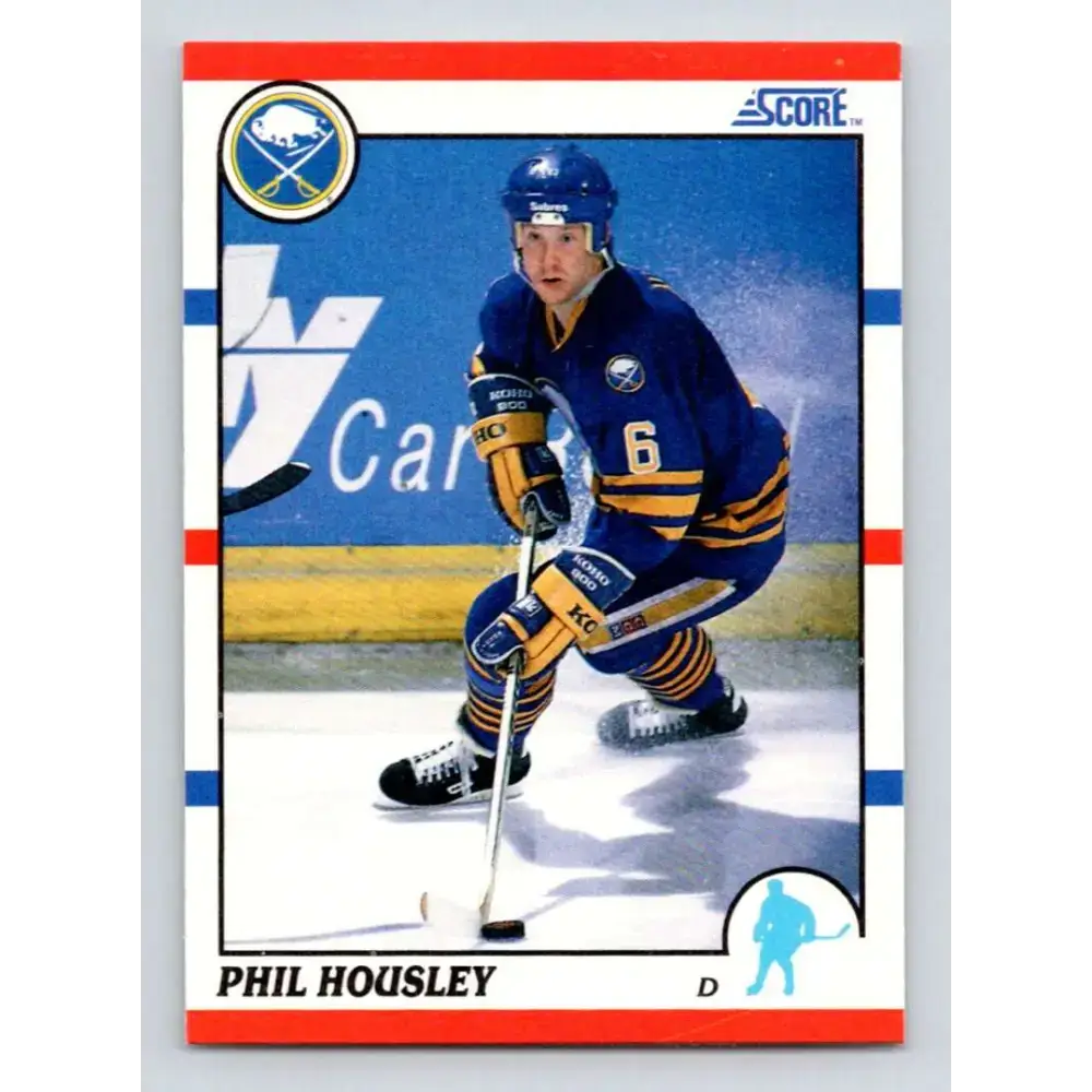 1990-91 Score #145 Phil Housley NM-MT Buffalo Sabres Hockey Card - Hockey Card Single