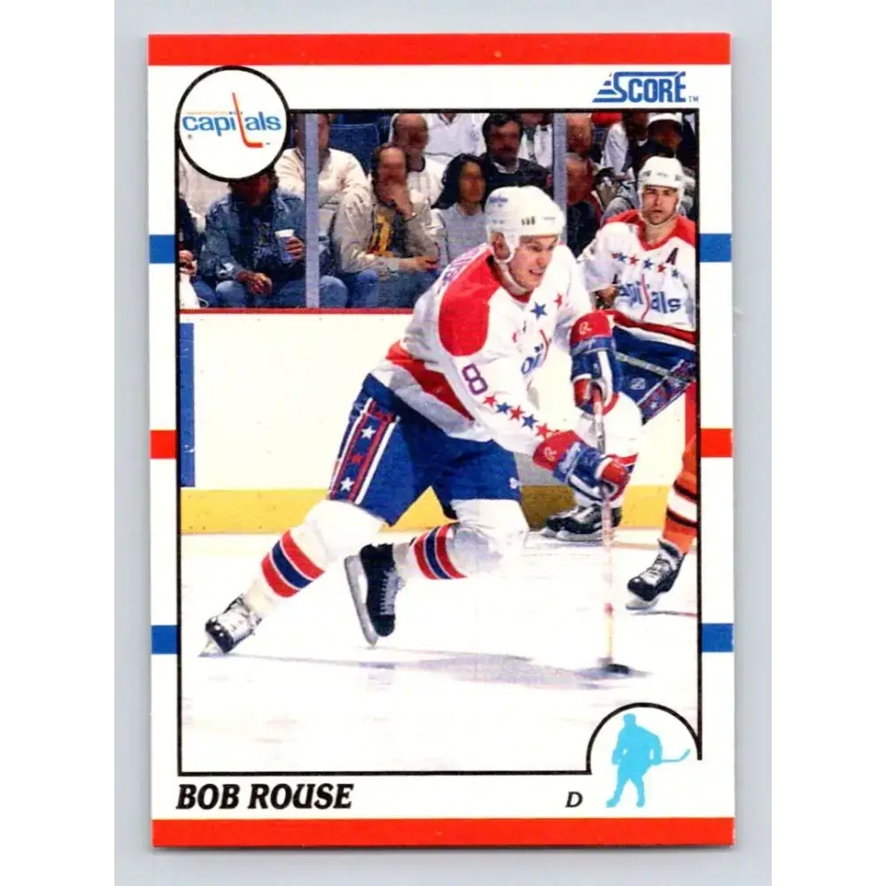 1990-91 Score #147 Bob Rouse NM-MT Washington Capitals Hockey Card - Hockey Card Single