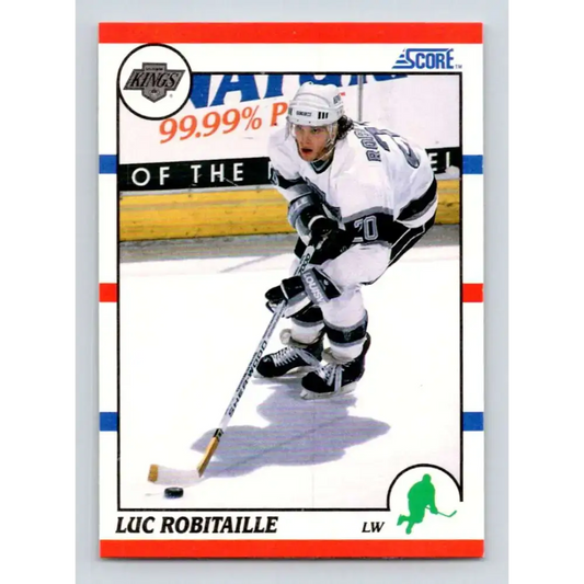 1990-91 Score #150 Luc Robitaille NM-MT Los Angeles Kings Hockey Card