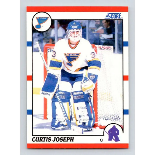 1990-91 Score #151 Curtis Joseph NM-MT RC Rookie St. Louis Blues Hockey Card