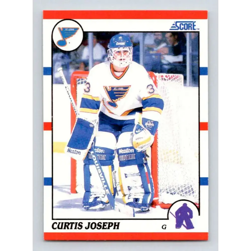 1990-91 Score #151 Curtis Joseph NM-MT RC Rookie St. Louis Blues Hockey Card - Hockey Card Single