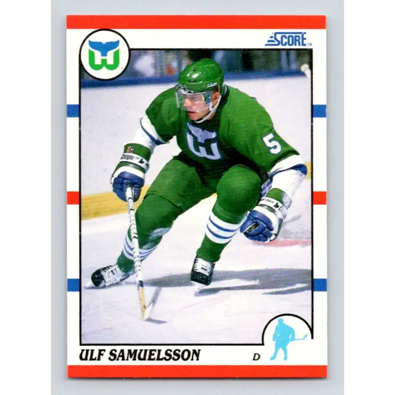 1990-91 Score #152 Ulf Samuelsson NM-MT Hartford Whalers Hockey Card