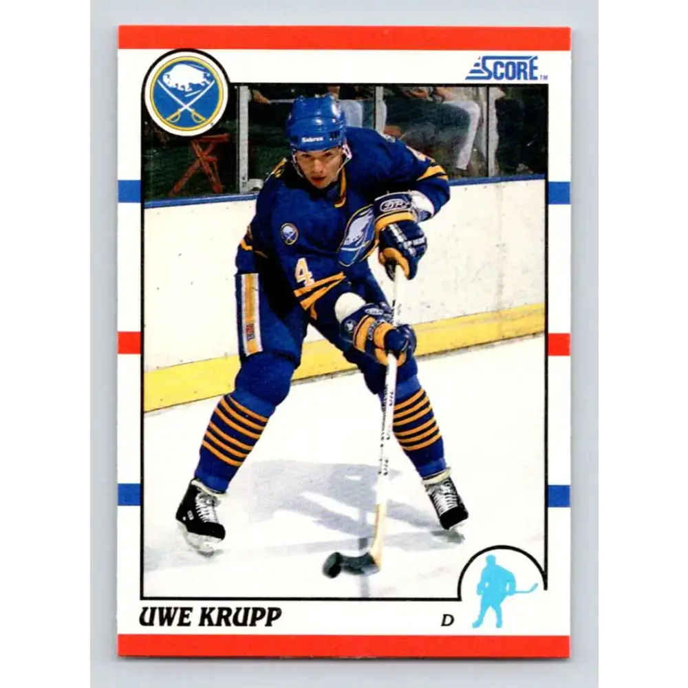 1990-91 Score #169 Uwe Krupp NM-MT Buffalo Sabres Hockey Card - Hockey Card Single