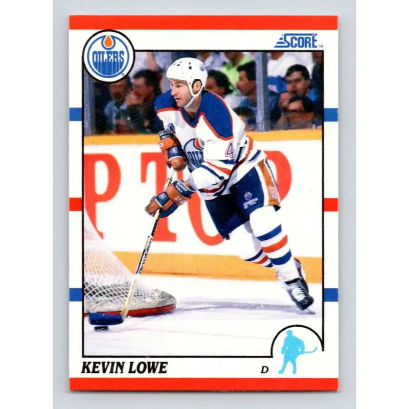 1990-91 Score #170 Kevin Lowe NM-MT Edmonton Oilers Hockey Card - Hockey Card Single